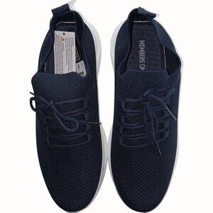 Members Only Light Weight Breathable Cross Trainers Cushioned Sole Navy NEW 10M